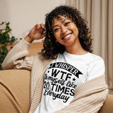 Daily Dose of WTF - Humorous Quote Tee - White - T-shirts