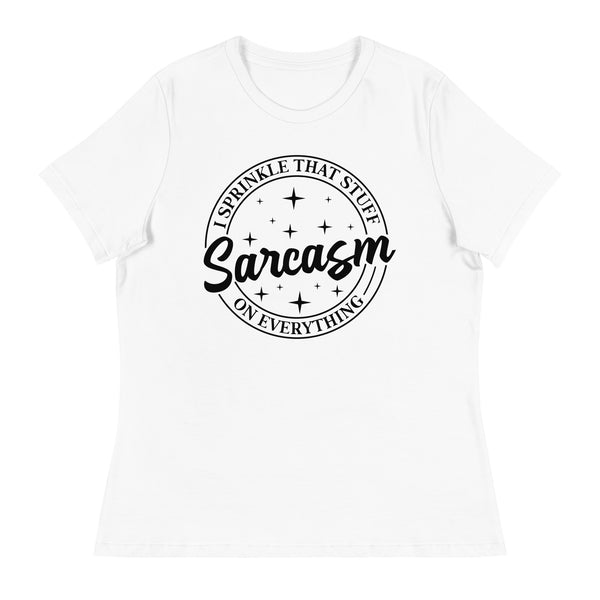 Sarcasm Sprinkler - Bold Quote Tee - - T-Shirt