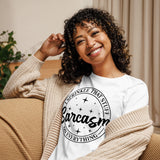 Sarcasm Sprinkler - Bold Quote Tee - White - T-Shirt