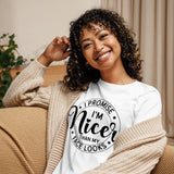 Nice Inside Out - Heavyweight Cotton Tee - White - T-Shirt