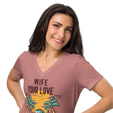 Endless Love V-Neck T-Shirt for Wife - - T-Shirt
