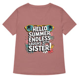 Women’s Summer Laughs Tee – Gift for Sister - Heather Mauve - T-shirt