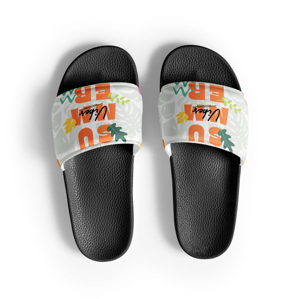 Gift for Her – “Sunshine Steps” Women’s Slides - Black - Slides
