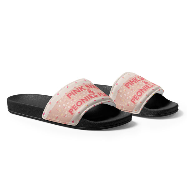 Gift for Her: “Pink Skies” Women’s Slides - - Slides