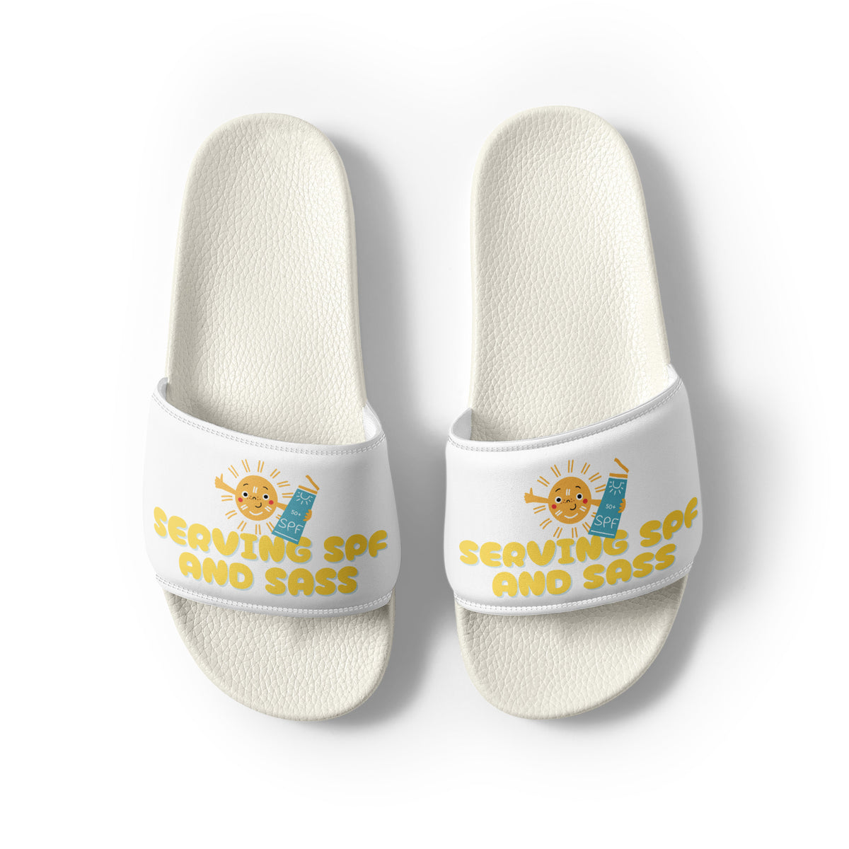 Sunshine Women's Slides – BFF Gift for Summer Fun - - Slides