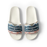 Gift for Her – “Butterflies & Blooms” Women’s Slides - - Slides