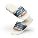 Gift for Her – “Butterflies & Blooms” Women’s Slides - - Slides