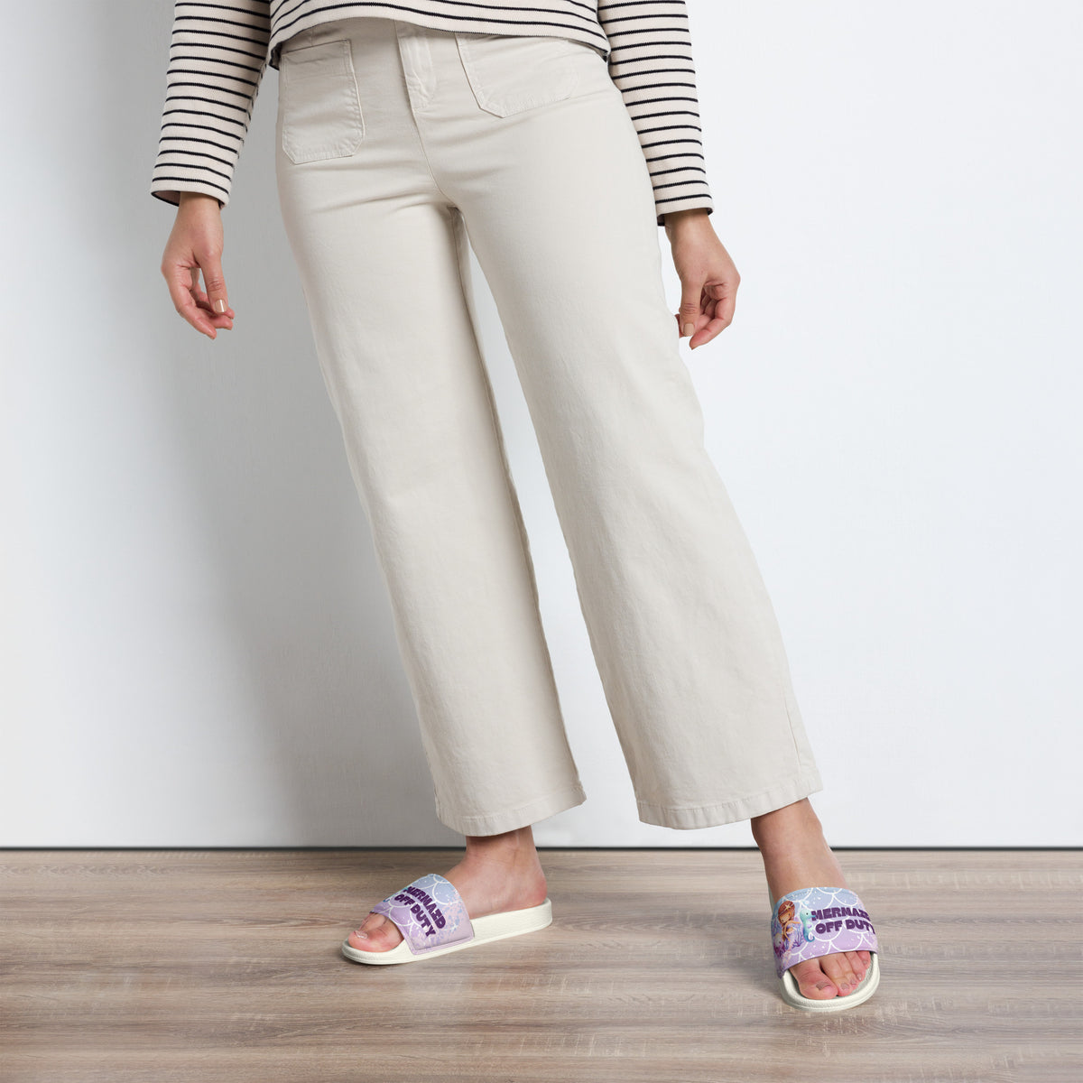 Gift for Her – “Mermaid Off Duty” Women’s Slides - - Slides