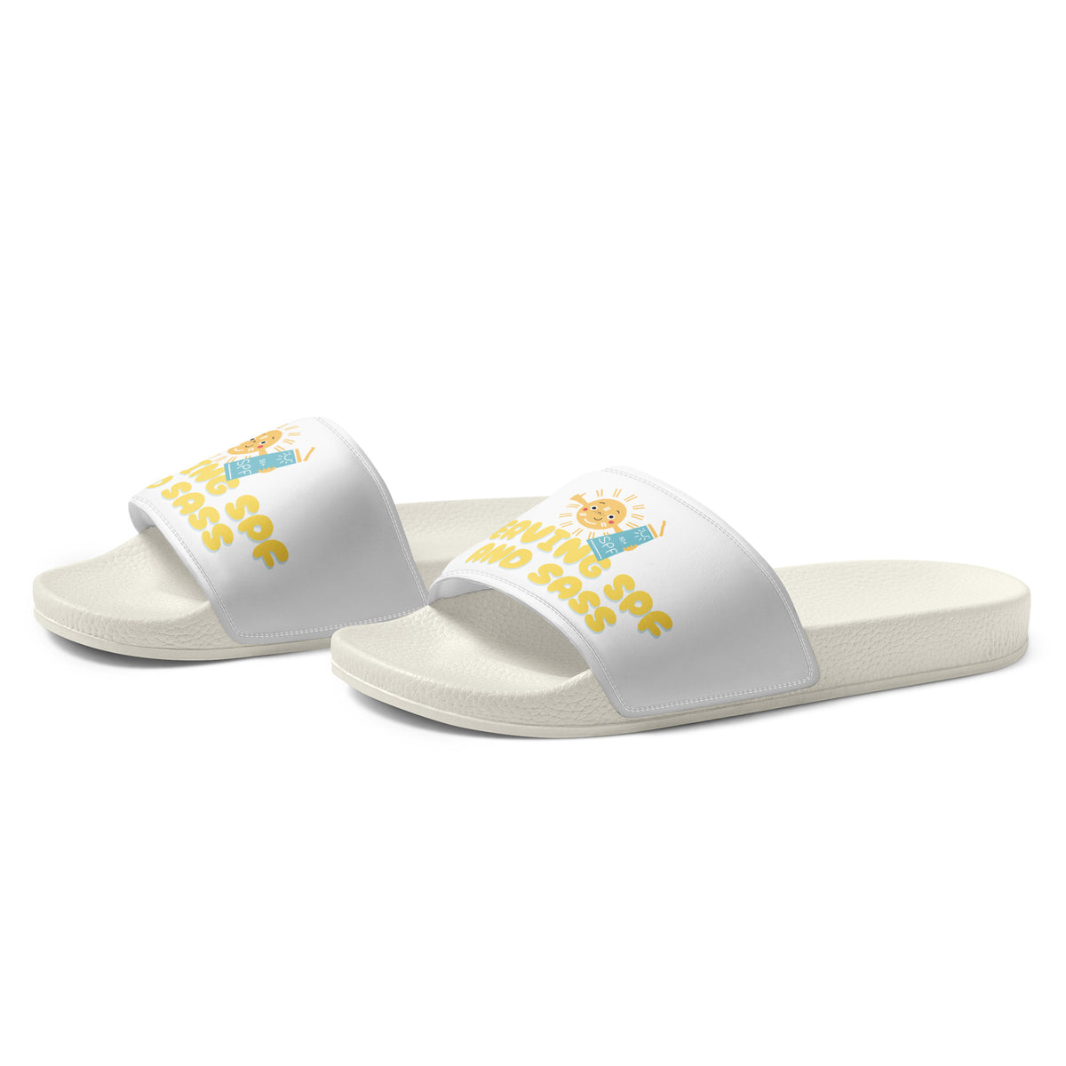Sunshine Women's Slides – BFF Gift for Summer Fun - - Slides
