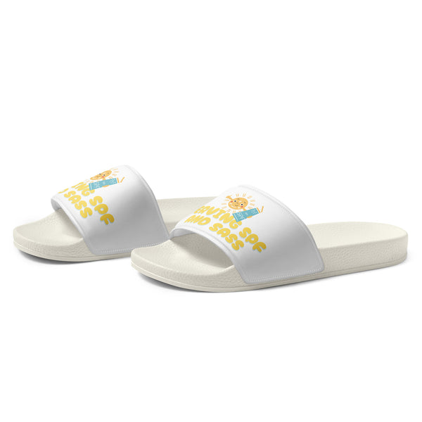 Sunshine Women's Slides – BFF Gift for Summer Fun - - Slides