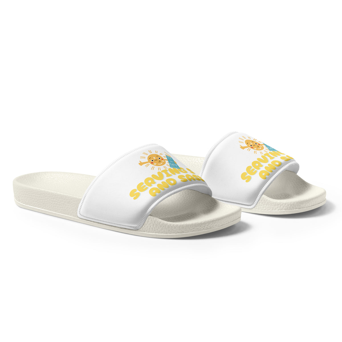 Sunshine Women's Slides – BFF Gift for Summer Fun - - Slides