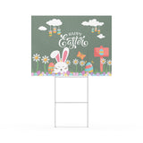 Egg-citing Adventure - Begin Your Easter Here - Double-sided - Yard Sign