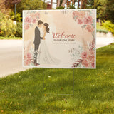 Blossoms of Love - Greeting Our Guests - Double-sided - Yard Sign