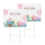Spring Splendour - An Easter Welcome - Double-sided - Yard Sign