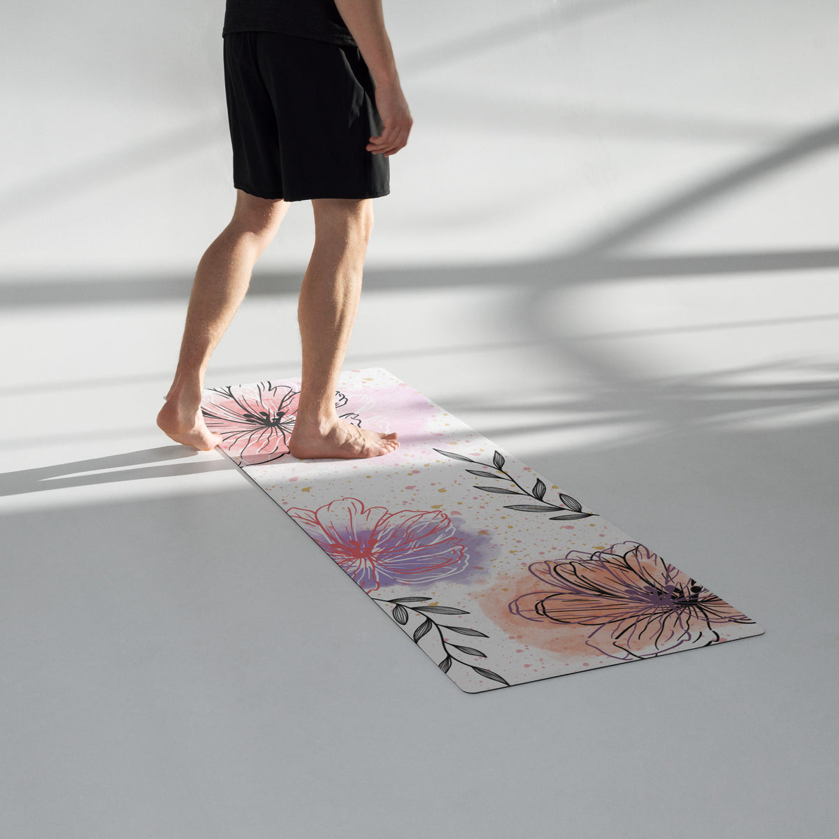 Whimsical Blooms - A Yoga Mat for Dreamers - -