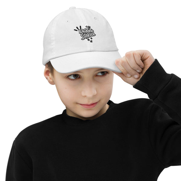 Youthful Charm - Back-to-School Style - White - Baseball Cap