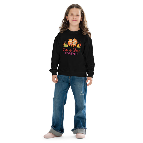 Love You Forever Youth Crewneck Sweatshirt - - Kid's Sweatshirts