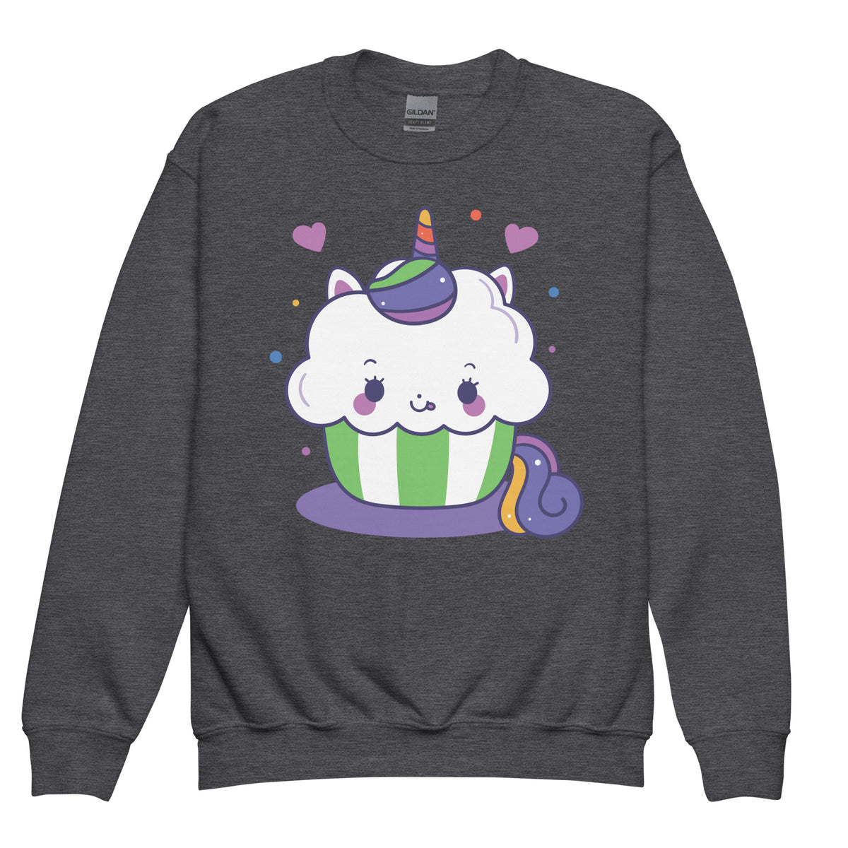 Magical Cake Crush - A Whimsical Unicorn Design for Kids - - Sweatshirt