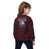 Fall in Love Everyday Youth Crewneck Sweatshirt - - Kid's Sweatshirts