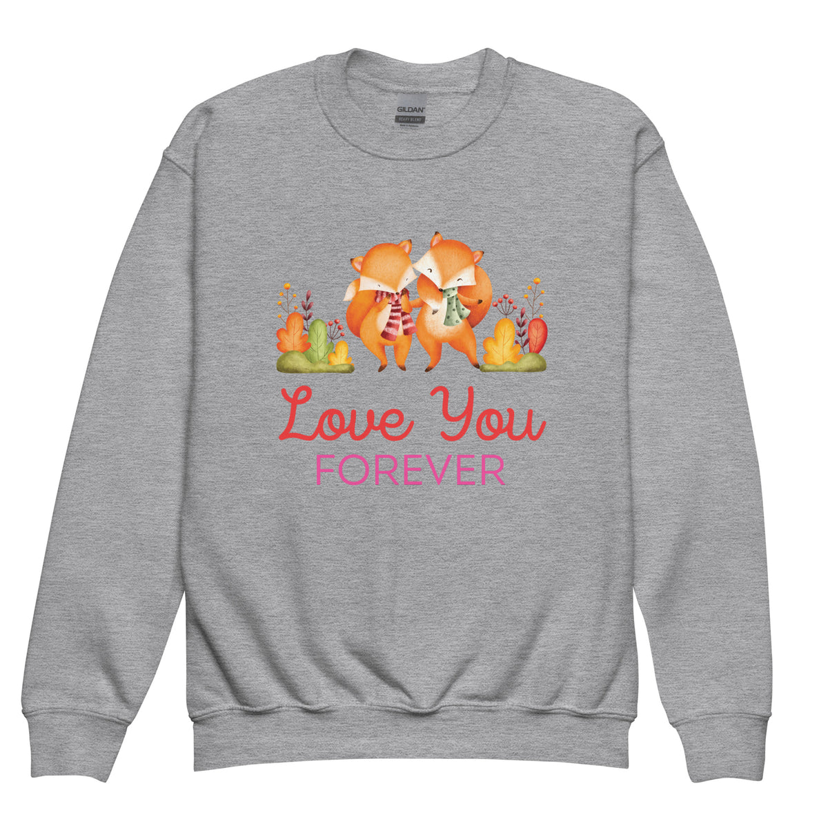 Love You Forever Youth Crewneck Sweatshirt - - Kid's Sweatshirts