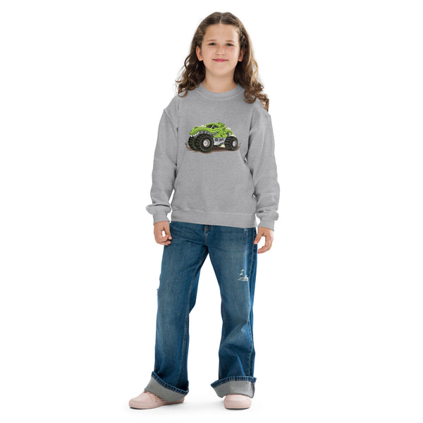 Racing Adventures - A Premium Vector Monster Truck Design - - Sweatshirt