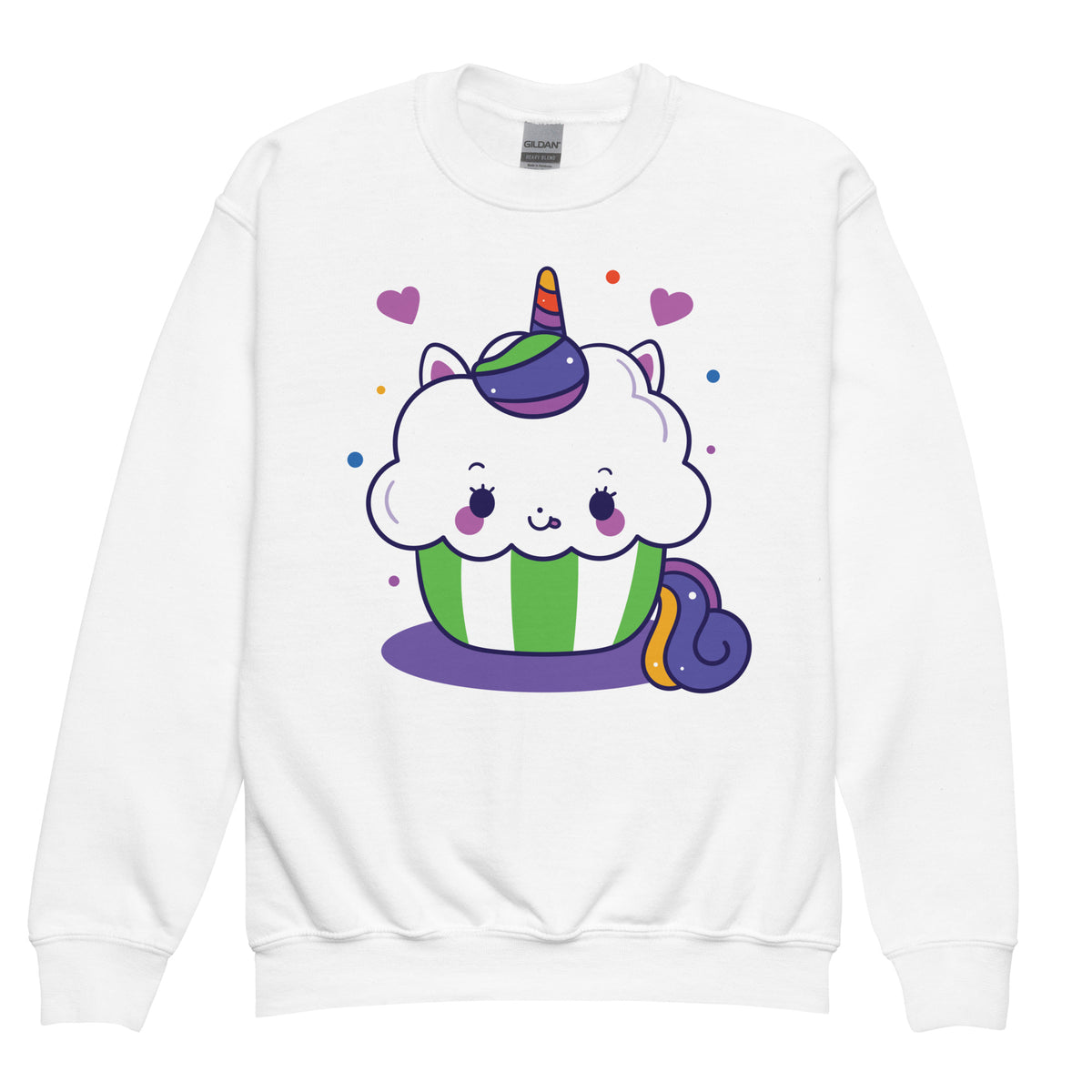 Magical Cake Crush - A Whimsical Unicorn Design for Kids - - Sweatshirt