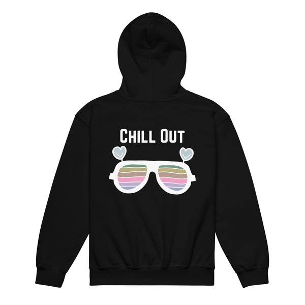 Youth Heavy Blend Hoodie - Chill Out Edition - Black - Kid's Hoodie