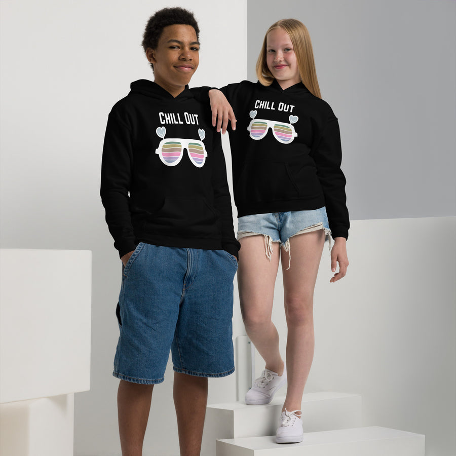Chill Out – Retro Hoodie Gift for Kids - - Kid's Hoodie