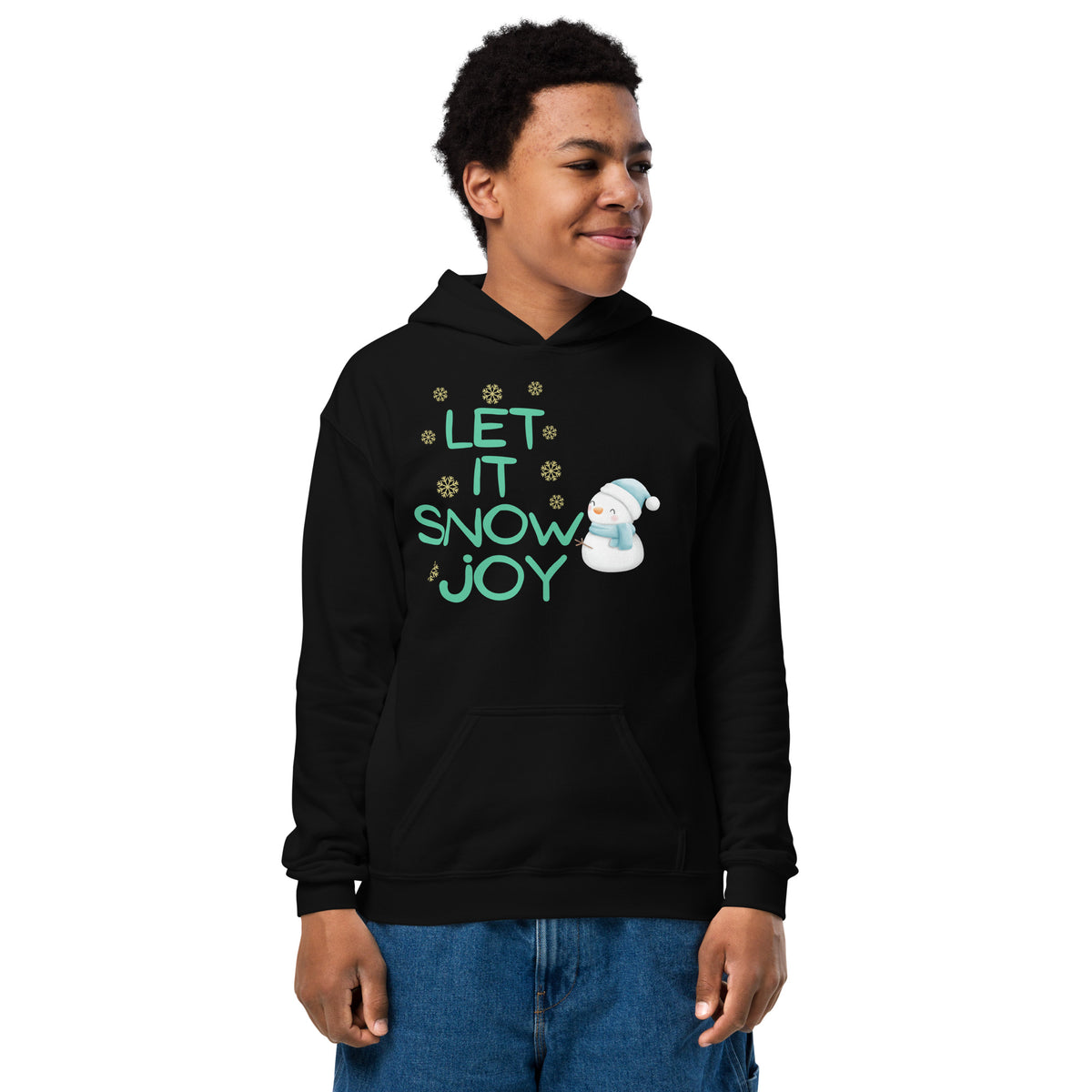 Let It Snow Joy Youth Hoodie - - Kid's Hoodie