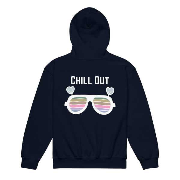 Youth Heavy Blend Hoodie - Chill Out Edition - Navy - Kid's Hoodie