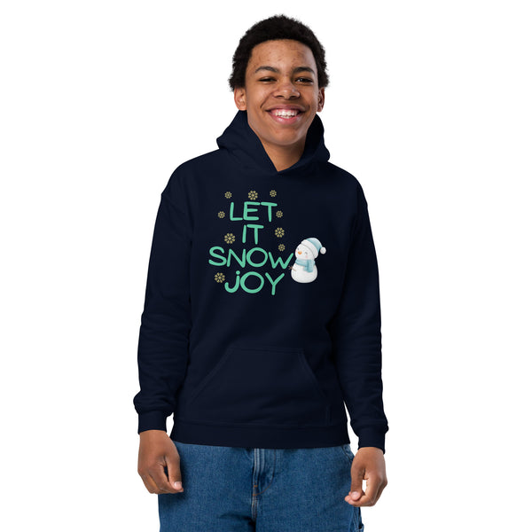 Let It Snow Joy Youth Hoodie - - Kid's Hoodie