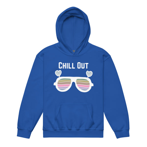 Youth Heavy Blend Hoodie - Chill Out Edition - Royal - Kid's Hoodie