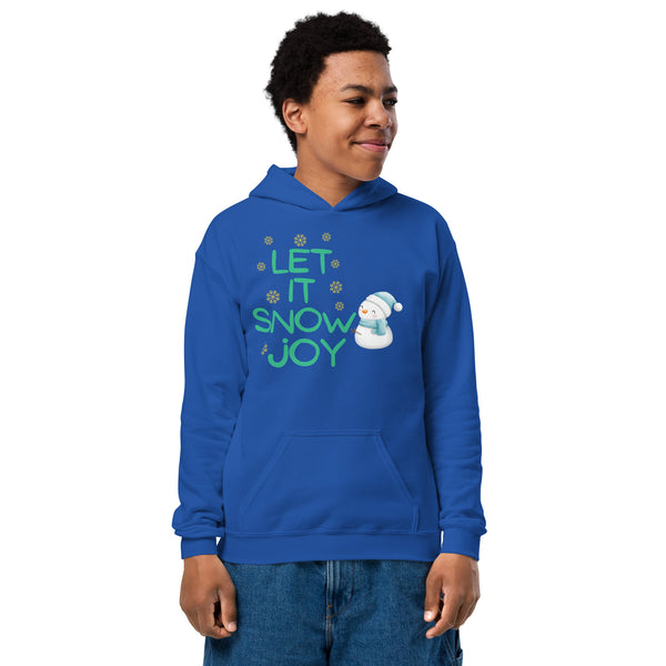 Let It Snow Joy Youth Hoodie - - Kid's Hoodie