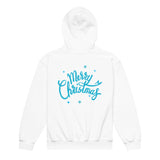 Merry Christmas Youth Heavy Blend Hoodie – Spread the Festive Cheer! - - Kid's Hoodie