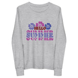 Hello Summer Youth Long Sleeve Tee - -