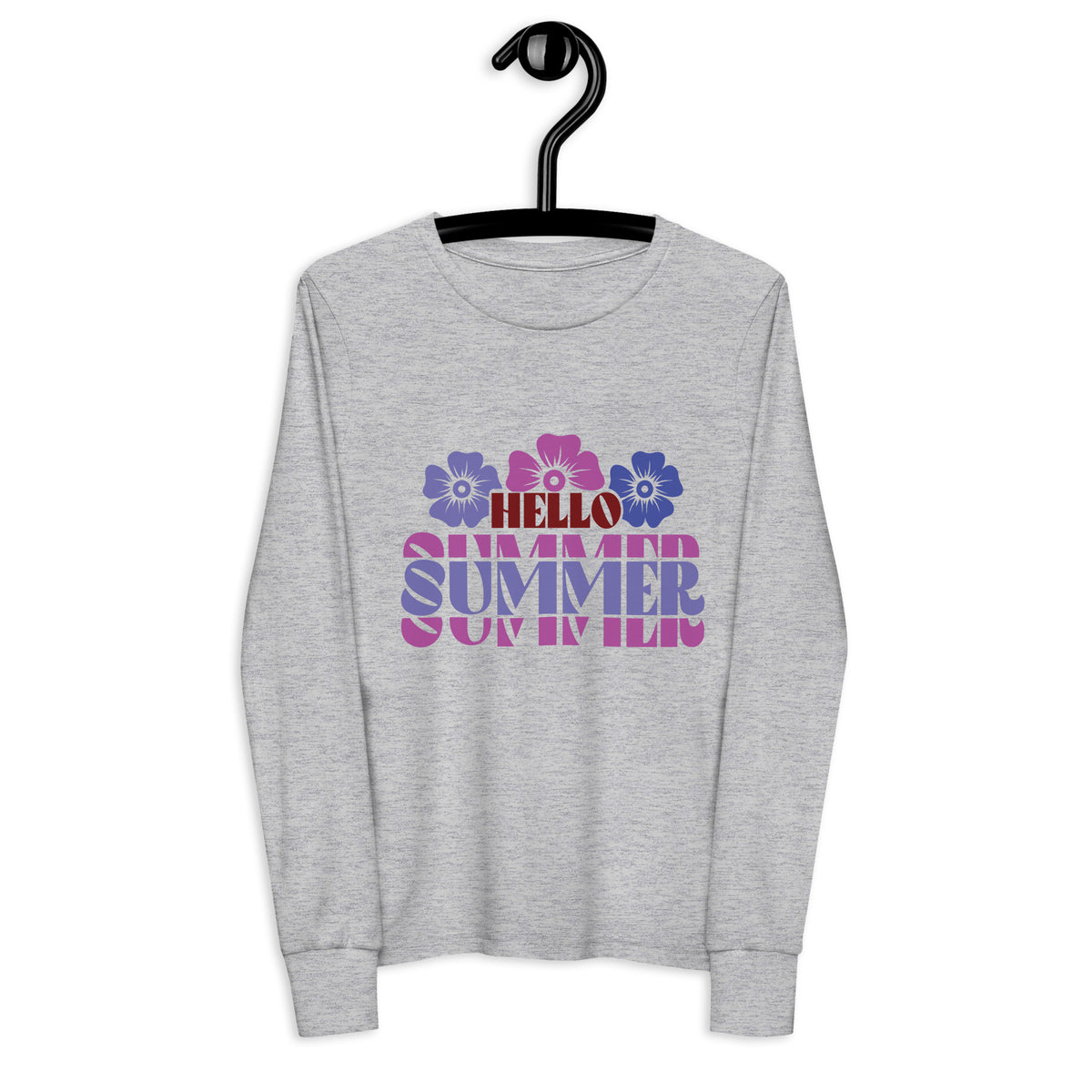 Hello Summer Youth Long Sleeve Tee - -