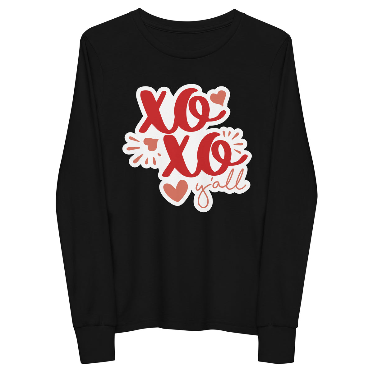 XO XO Y’all Youth Long Sleeve Tee - -