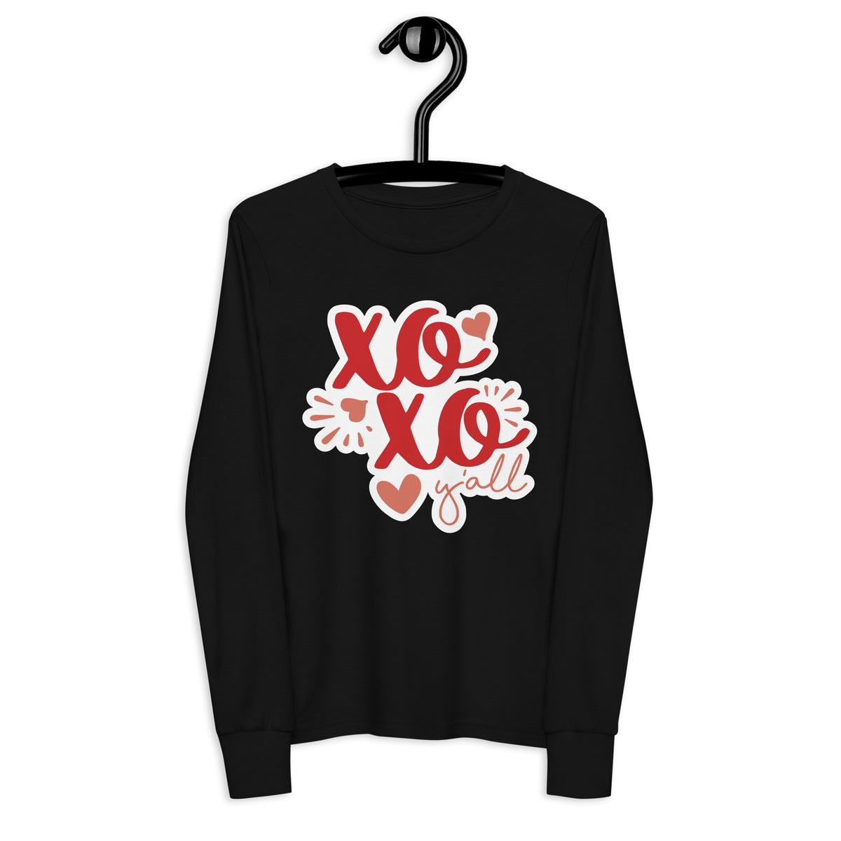 XO XO Y’all Youth Long Sleeve Tee - -