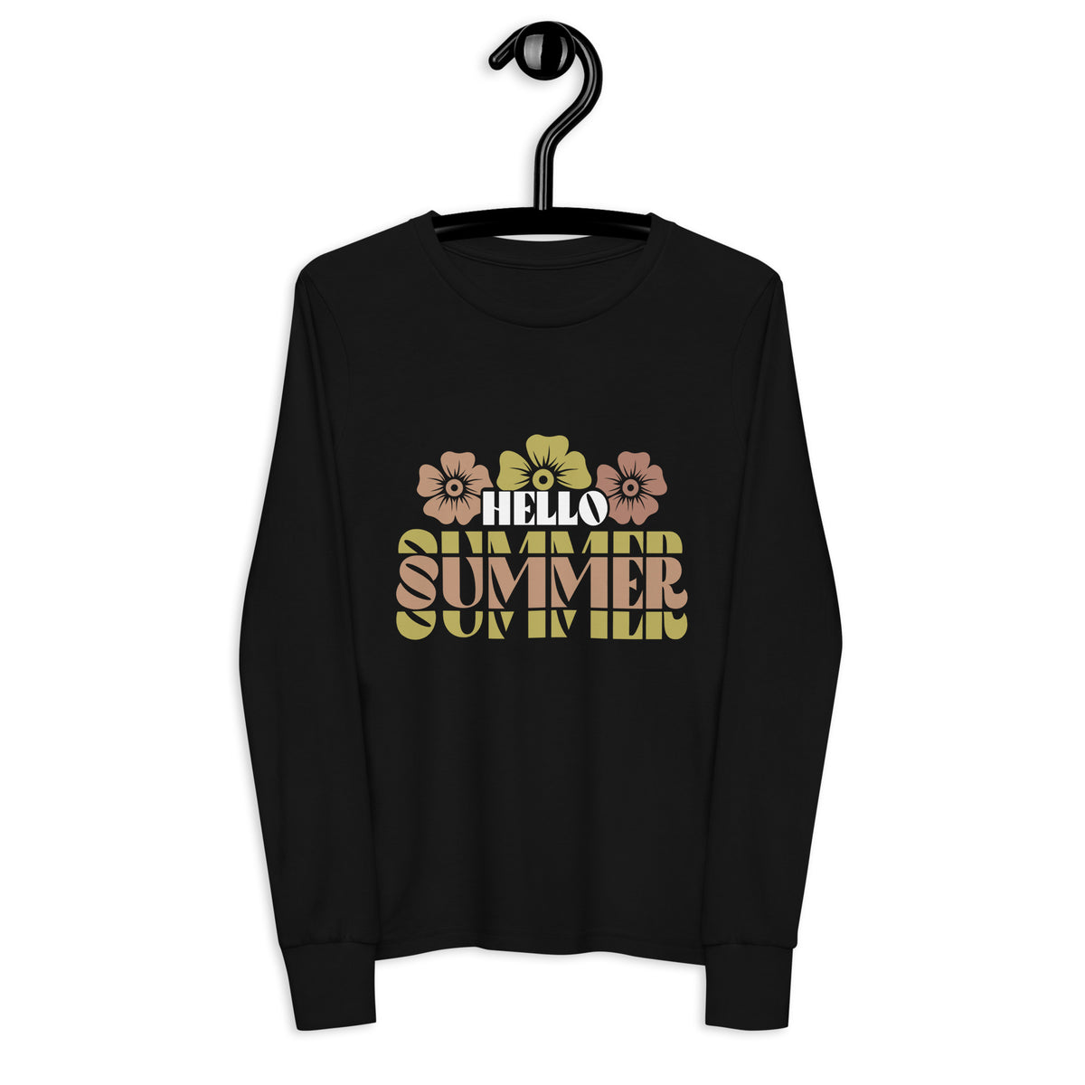 Hello Summer Youth Long Sleeve Tee - -