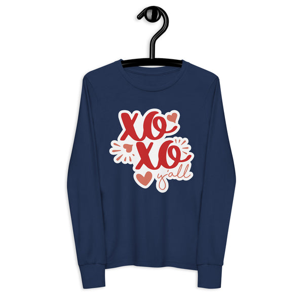 XO XO Y’all Youth Long Sleeve Tee - -