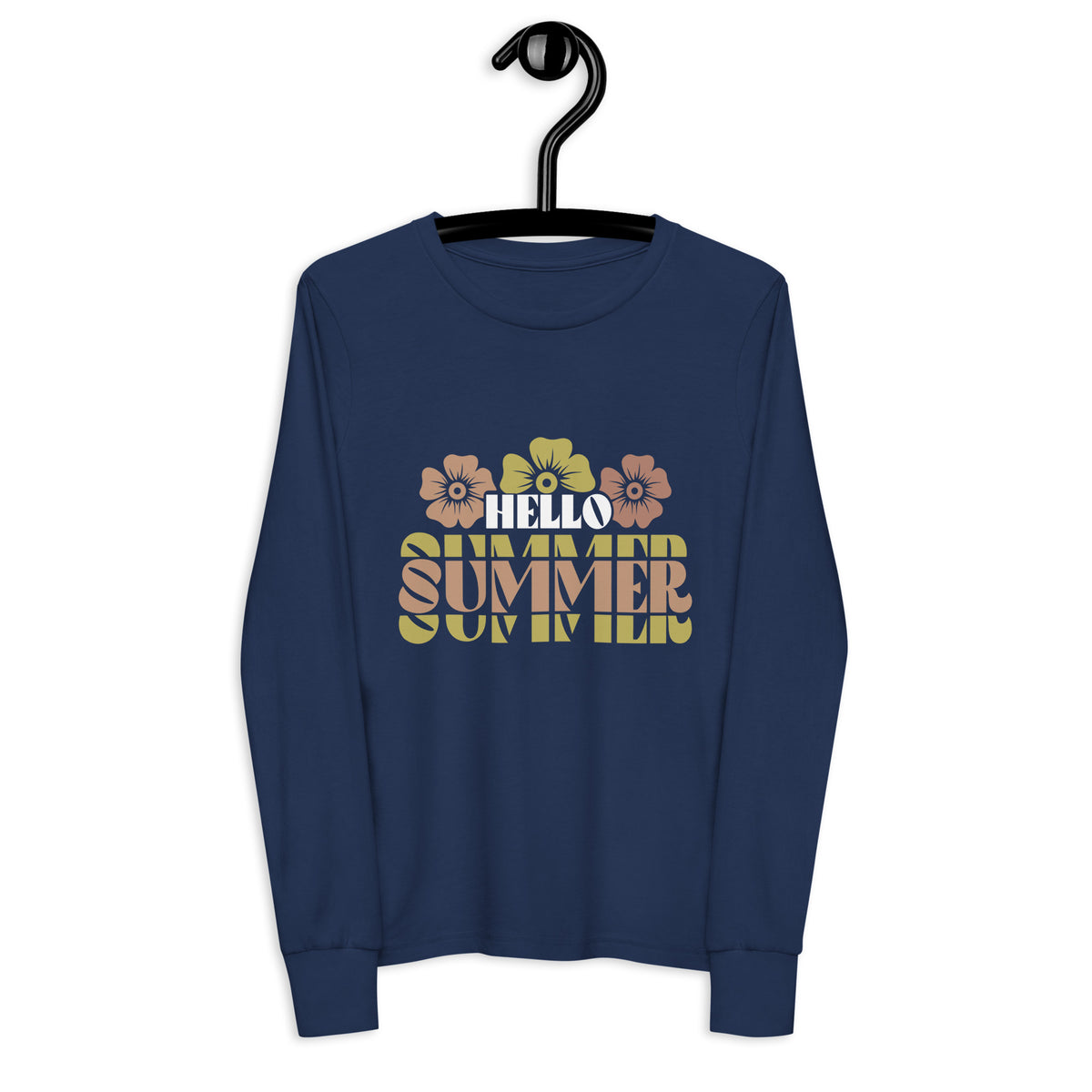 Hello Summer Youth Long Sleeve Tee - -